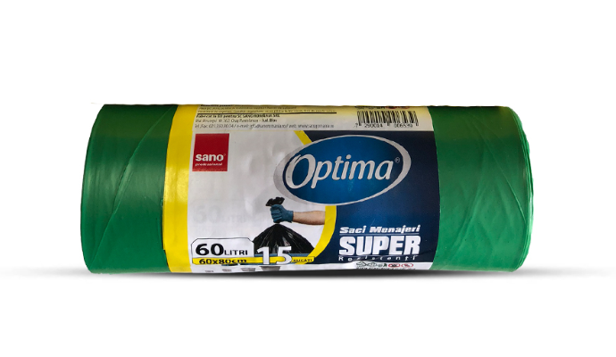 OPTIMA SACI SUPER 60L 15 60*80 VERZI